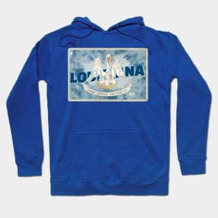 Louisiana vintage style retro souvenir Hoodie